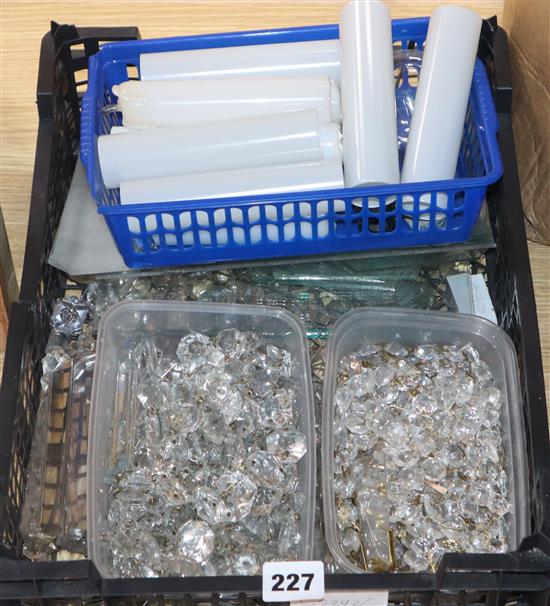 A collection of glass drops